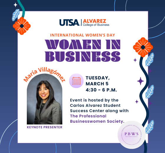 International Women's Day Event featuring speaker María Villagómez