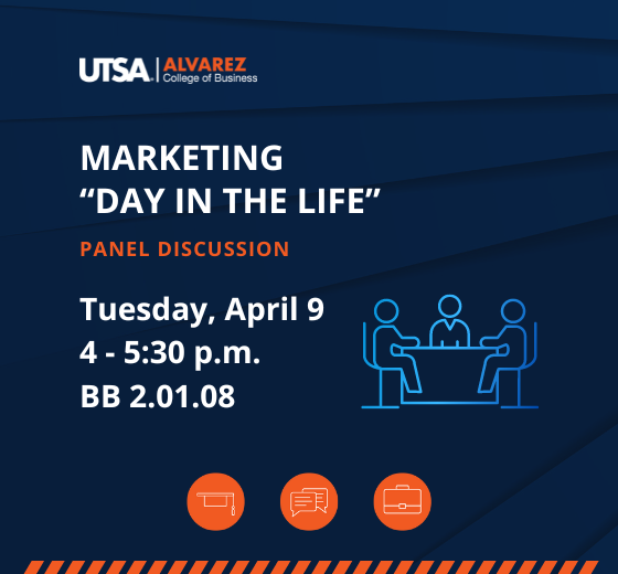 Day in the life panel with marketing professionals on April 9