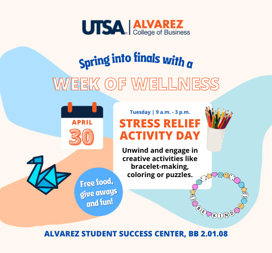 Stress Relief event graphic