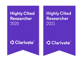 Carivate badges for Highly Cited Research in 2020 and 2021