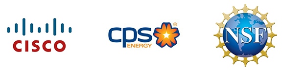 Logos for CISCO, CPS Energy, and NSF