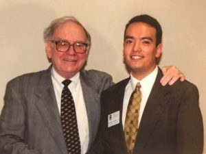 Lorenzo Garza with Warren Buffett
