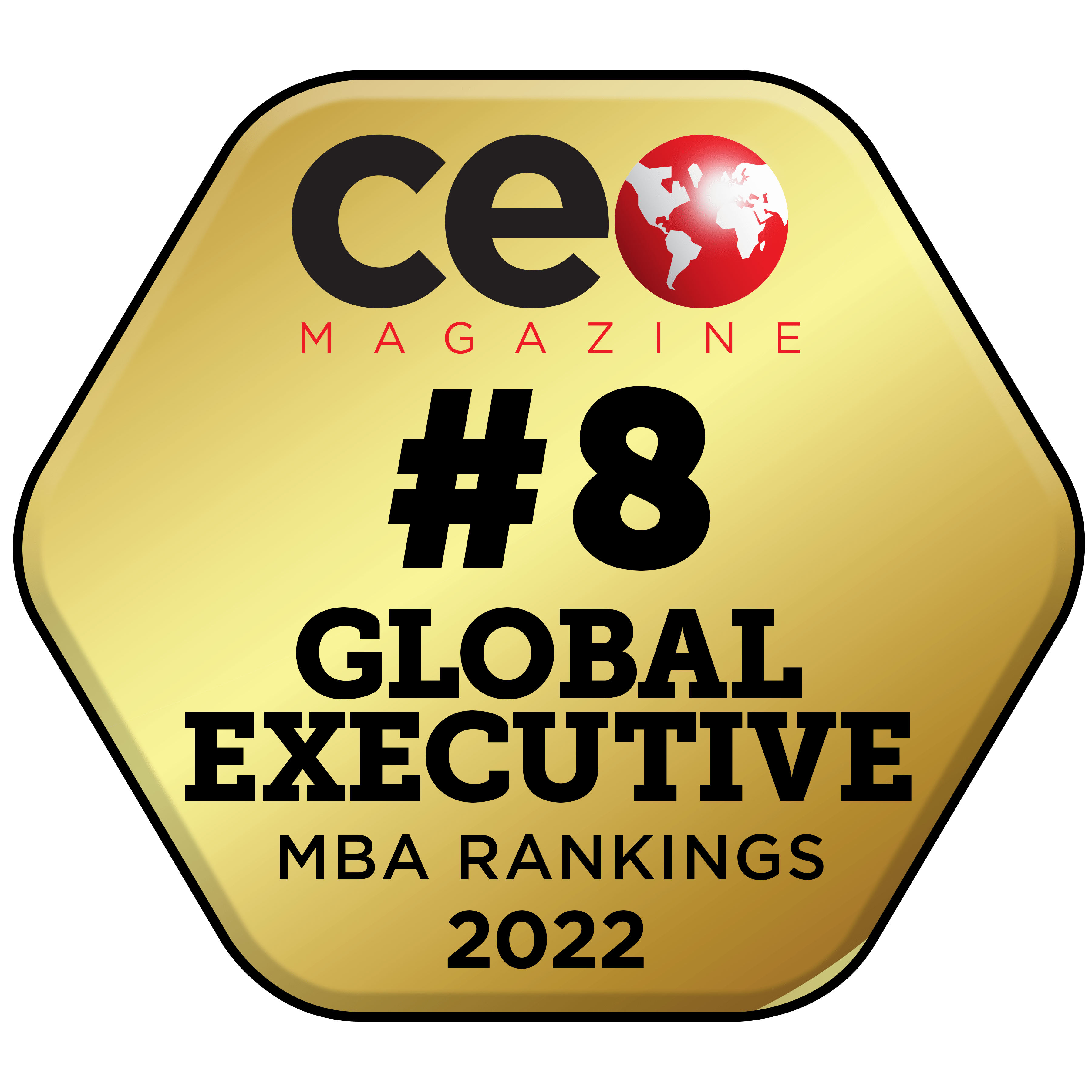 CEO Magazine No. 8 Global Executive MBA Ranking
