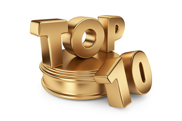 Image of Top 10 gold trophy