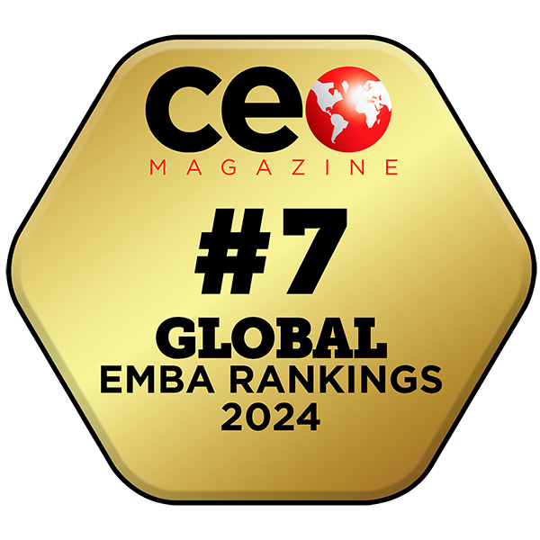 CEO Magazine EMBA ranking badge