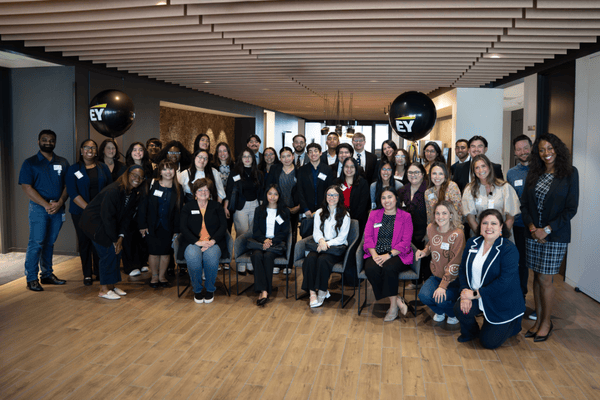 UTSA Alvarez Business Honors students at EY Houston