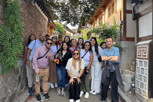 Summer 2025 Global Business Immersion Alvarez students in South Korea.