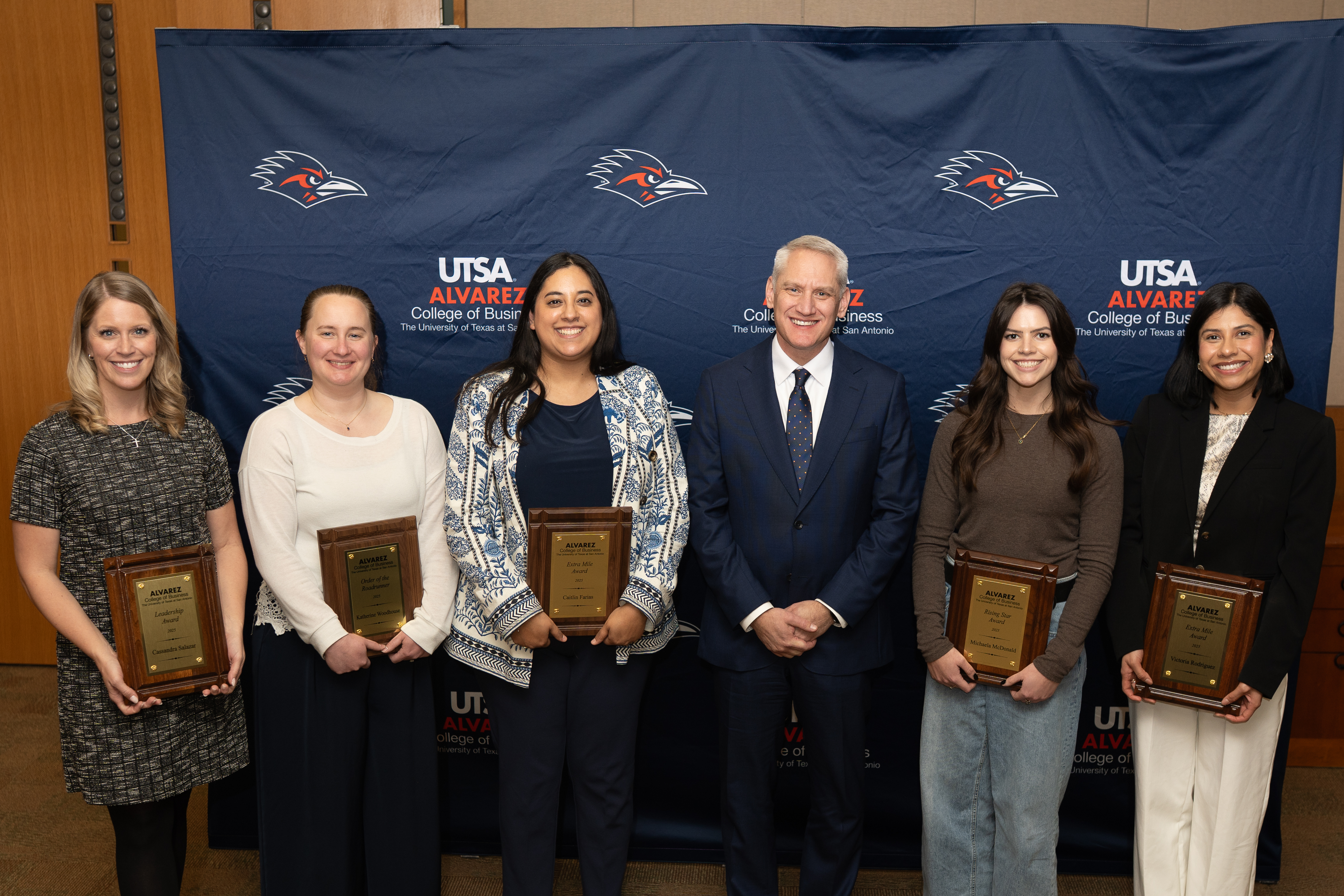 Staff award recipients